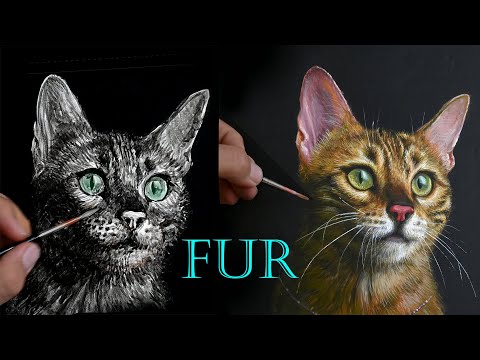 Egg Tempera Lesson - Painting Fur