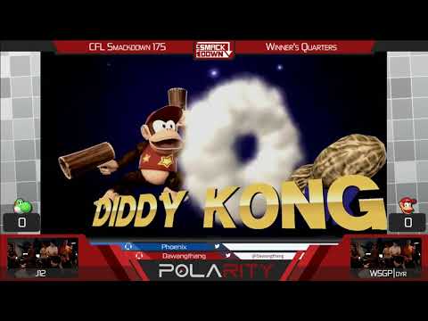 CFL Smackdown 175 WiiU - J12 (Yoshi) vs WSGP | Dyr (Diddy Kong) - Winners Quarters