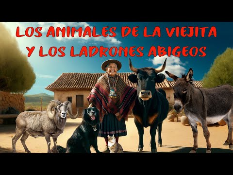 THE OLD LADY'S ANIMALS AND THE CATTLE THIEVES (Andean tale)