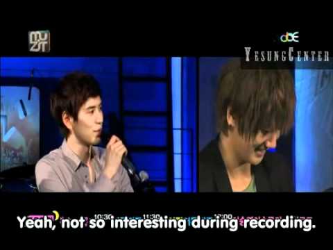 [engsub] 100911 The Muzit ep7  Super Junior KRY (guest)   Yesung (MC)