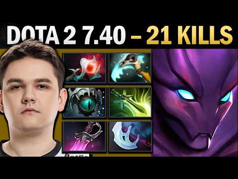 Spectre Pro Carry with Skadi and 21 Kills - Dota Gameplay