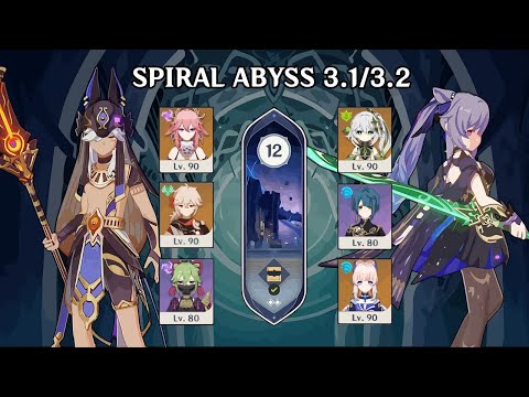 Cyno Mono Electro & Keqing Hyperbloom | 3.1/3.2 Spiral Abyss Floor 12 | PS4