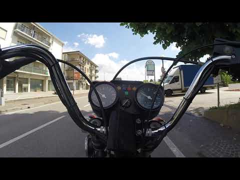 1983 Laverda LZ 125 Custon first REAL ride on the road part 1