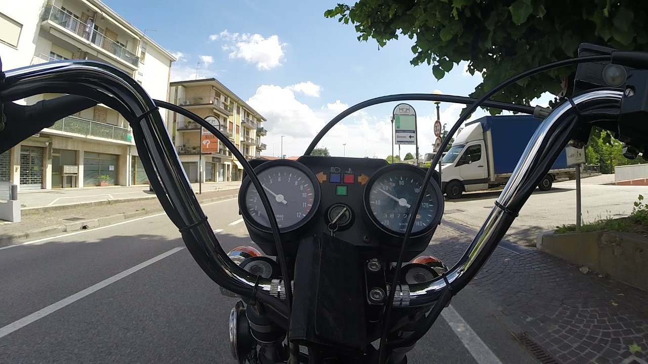 '83 LZ125. First real ride on the road.