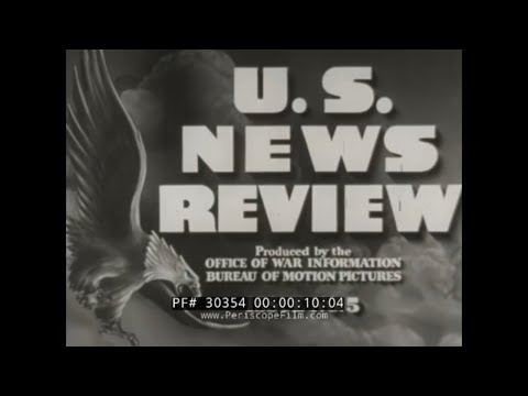 U.S. NEWS REVIEW with VERONICA LAKE   WOMEN DURING WWII   BOMB RAID ON BREMEN  (Print 1)   30354