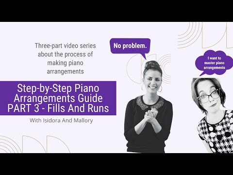 Piano Arrangements Guide| PART 3 | Master Fills And Runs