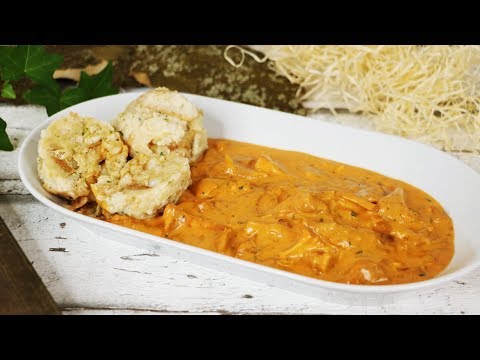 Chanterelle goulash like grandma used to make - Goulash with chanterelles - Chanterelle goulash r...