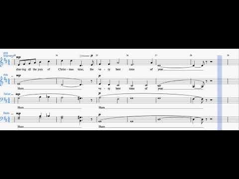 The Very Best Time of Year   Rutter   Bass predominant