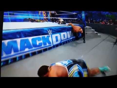 Big E breaks his neck on smackdown