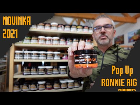 MIKBAITS - Plávajúce boilies Ronnie 14 mm 150 ml Mandarinka