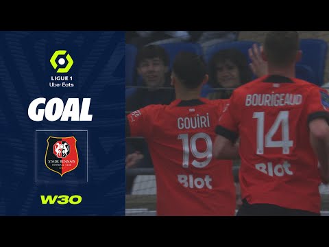 Goal Amine GOUIRI (11' - SRFC) OLYMPIQUE LYONNAIS - STADE RENNAIS FC (3-1) 22/23