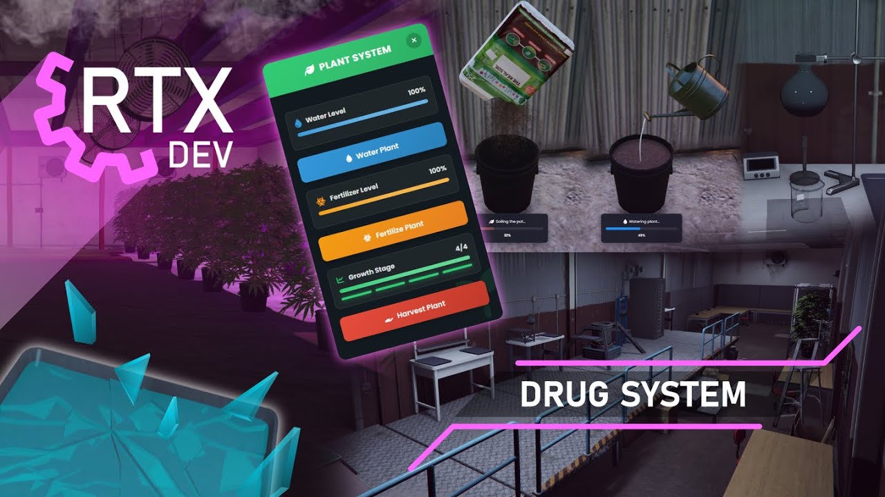 FiveM Script - Drug System (Schedule 1 Inspired) (RTX DEV)