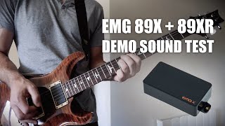 Video thumbnail for EMG 89x 89xr Demo/Test - Bridge & Neck Pickups - Archetype Nolly Amp Sim by Oversure