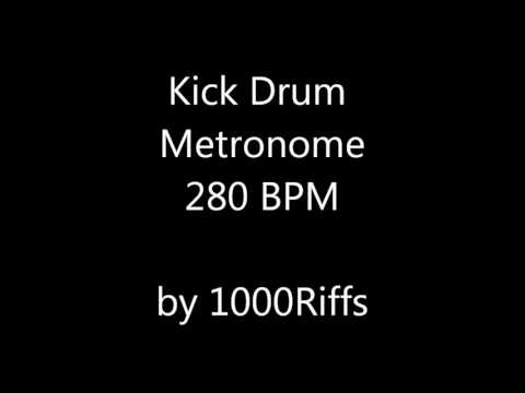 Kick Drum Metronome 280 BPM