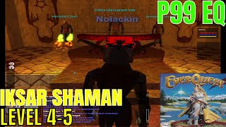 P99 Everquest Classic Iksar Shaman level 4-5 / Field of Bone Trainer Project 1999 EQ green server