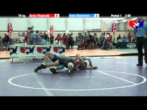 Corey Fitzgerald vs. Jesse Shanaman at 2013 ASICS University Nationals - FS