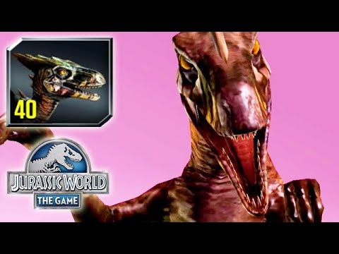 NEW VELOCIRAPTOR GEN 2 MAX LEVEL 40 (JURASSIC WORLD)