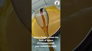 How to know custard is ready | Tips and tricks by Food and The Foodie
