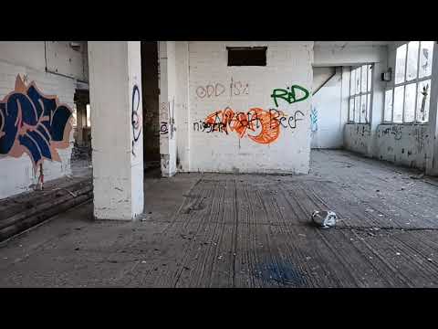 Eine verlassene Vergaserfabrik in NRW, Metalldiebe am Werk.