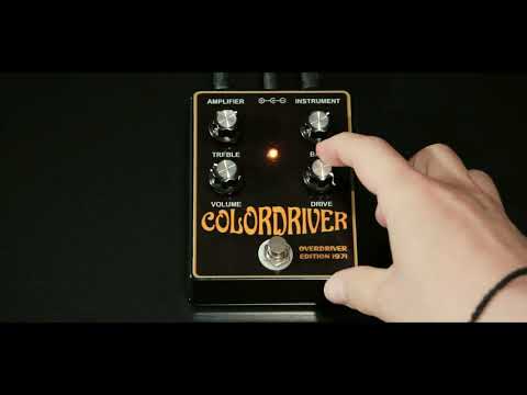 Handmade Colordriver Overdriver Black Edit 1971 Guitar Pedal Fuzz Overdrive high quality components image 5