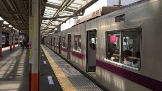 東京メトロ半蔵門線 8000系8104F 西新井駅発車