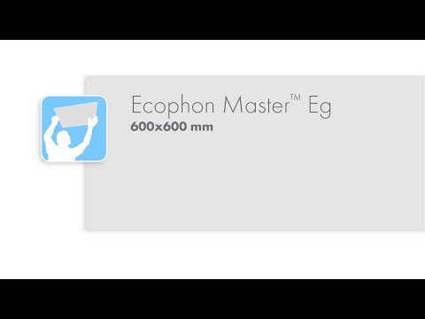 Ecophon Master™ Eg 600x600 mm montage
