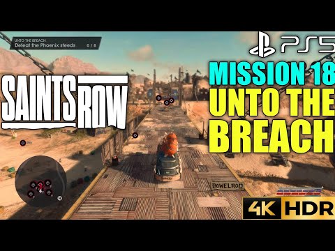 Unto The Breach Saints Row PS5 Mission 18 Gameplay Walkthrough 4K 60FPS HDR No Commentary