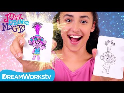 Trolls Glitter Bomb Trick I Trolls Presents JUNK DRAWER MAGIC