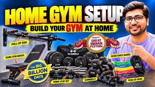 Home Gym Setup⚡Best Dumbbells, Gym Bench, Pull up Bar, Resistance Bands⚡Best Hom