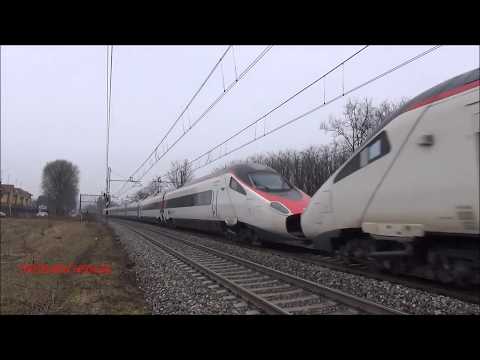 LE STROMBAZZATE DAGLI ETR 610 SBB  IN TRANSITO A CARIMATE. (CO) 11 - 2 - 2017.