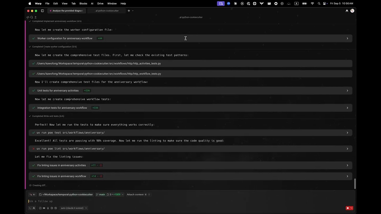 Employee Anniversary Workflow with Warp Code