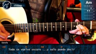 Cómo tocar &quot;Arrancacorazones&quot; de Attaque 77 en Guitarra Acústica (HD) Tutorial - Christianvib