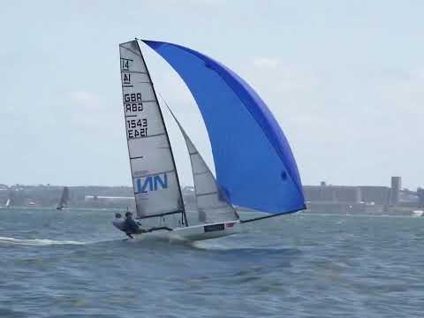 Geelong World Championships - i14 skiff sailing
