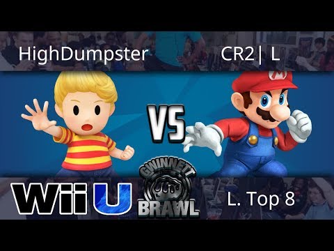 Gwinnett Brawl July 2018 - HighDumpster (Lucas) vs CR2| L (Mario) - Smash 4 L. Top 8
