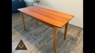 Building A Mid Century Modern Dining Table With Leaf