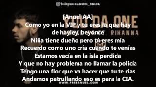 You da one anuel aa ft rihana remix letra