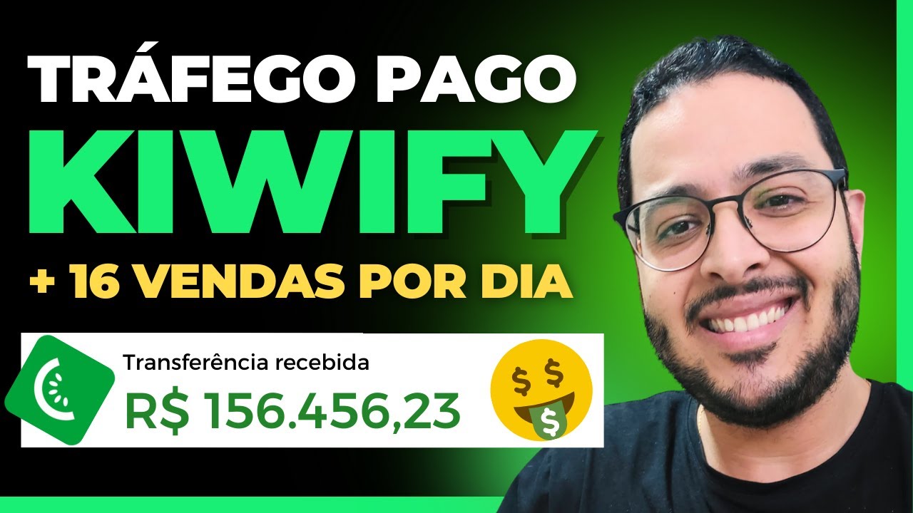TRÁFEGO PAGO KIWIFY: COMO FAZER 16 VENDAS POR DIA como AFILIADO na KIWIFY
