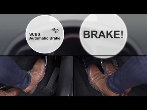 Part of a video titled Advanced Smart City Brake Support System - Mazda CX-5 i ... - YouTube