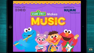 ✿ Sesame Street Makes Music - Let your child explore instruments, and musical creativity - iPad