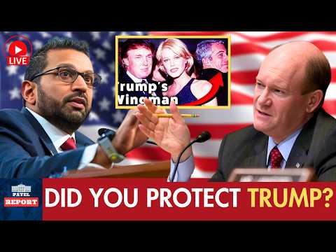 Chris Coons Corners Kash Patel Live: Did You Shut Down FBI Investigations To Shield Trump?