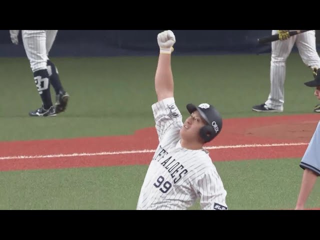 【6回裏】勝ち越しタイムリーはこの男!! バファローズ・杉本裕太郎が渾身の一打!! 2022年7月24日 オリックス・バファローズ 対 福岡ソフトバンクホークス