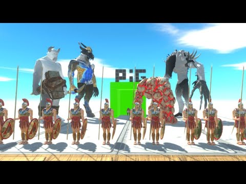 INFERNALS AGAINST ROMANS TO CATCH THE PIG   ANIMAL REVOLT BATTLE SIMULATOR
