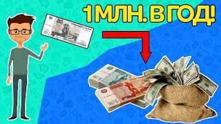 Как из 50₽ в день можно создать актив приносящий 1000000₽ в год