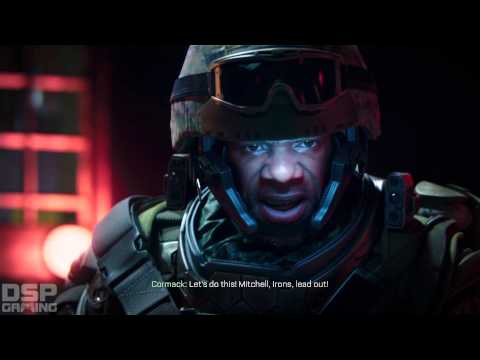 COD: Advanced Warfare Campaign (PS4 60fps) pt1 - Open w/an EPIC Fail Crash!
