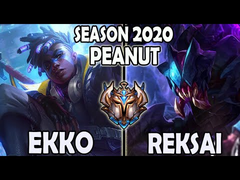 Peanut EKKO vs REKSAI Jungle - Lol Korea Ranked