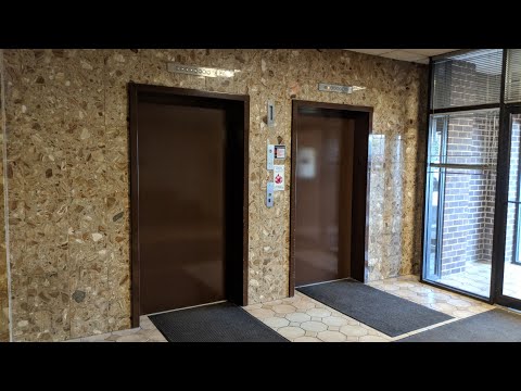 1980s Westinghouse traction elevators in Camp Springs, Maryland