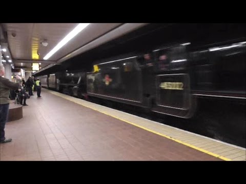 Steam through Glasgow Central Low Level: 10/04/17