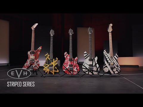 EVH Striped Series Black with Yellow Stripes image 2