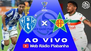 PAYSANDU X PORTUGUESA (RJ) - AO VIVO E DE GRAÇA - COPA DO BRASIL - 11/03/2026