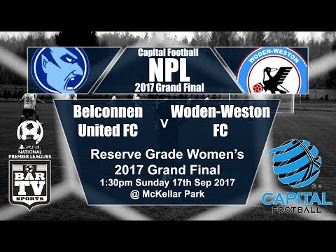 2017 Capital Football - Women's Reserve Grade Grand Final - Belconnen United FC v Woden-Weston